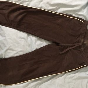 ASOS Black skinny joggers with white piping